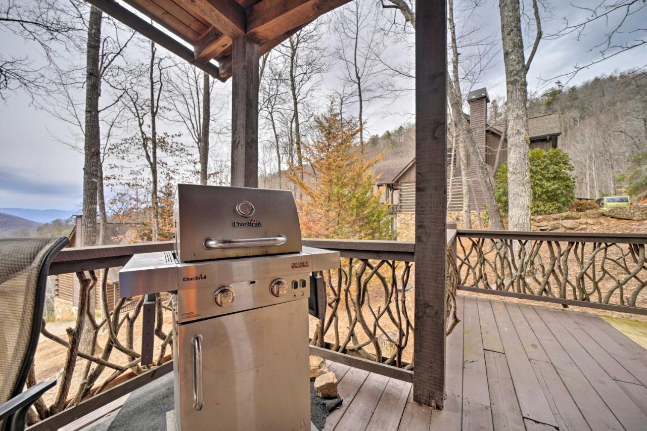 Luxury Cabin Rental In Franklin With Private Hot Tub Exterior foto